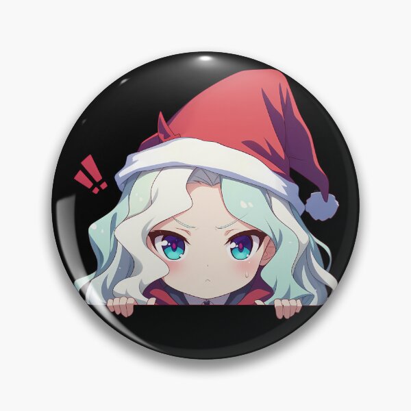 Item preview, Diana Cavendish Little Witch Academia Chibi Kawaii Christmas Peeker Anime Girl Holiday Elegance designed and sold by TorbenKuhano.