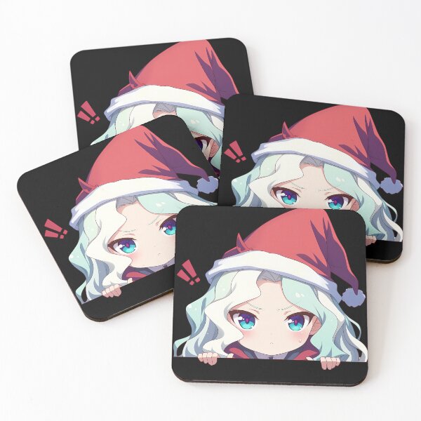Item preview, Diana Cavendish Little Witch Academia Chibi Kawaii Christmas Peeker Anime Girl Holiday Elegance designed and sold by TorbenKuhano.