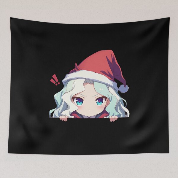 Item preview, Diana Cavendish Little Witch Academia Chibi Kawaii Christmas Peeker Anime Girl Holiday Elegance designed and sold by TorbenKuhano.