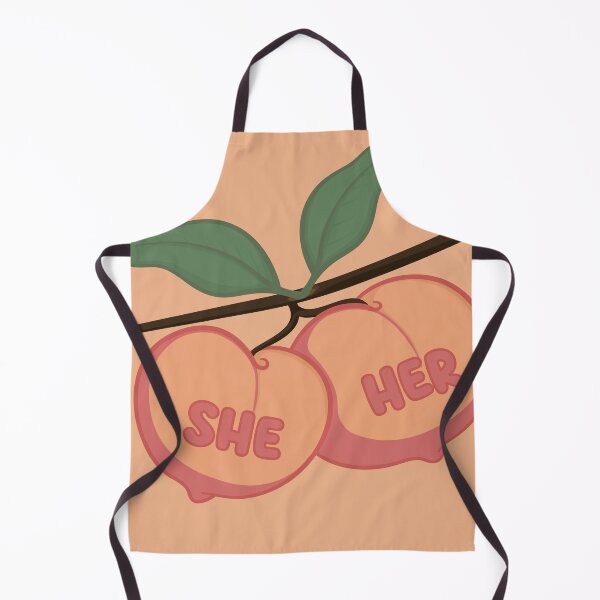 Item preview, Peaches She/Her Pronouns designed and sold by MoonMint.