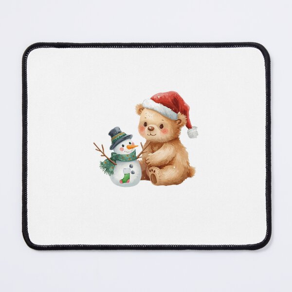 Item preview, A Sweet Little Baby Bear Wearing Christmas Hat designed and sold by Fouziaart08.