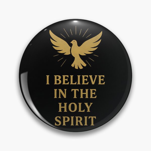 Item preview, Golden Holy Spirit Dove with I Believe Quote. designed and sold by loveandlightrb.