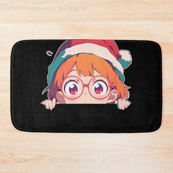 Item preview, Lotte Yanson Little Witch Academia Chibi Kawaii Christmas Peeker Anime Girl Holiday Cheer designed and sold by TorbenKuhano.