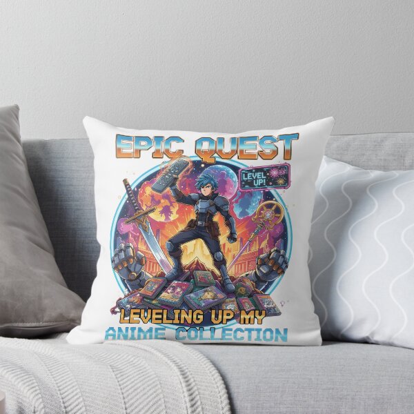 Item preview, Epic Quest: Leveling Up My Anime Collection - Gamer & Otaku Tee Design" designed and sold by Sushikidsntod.