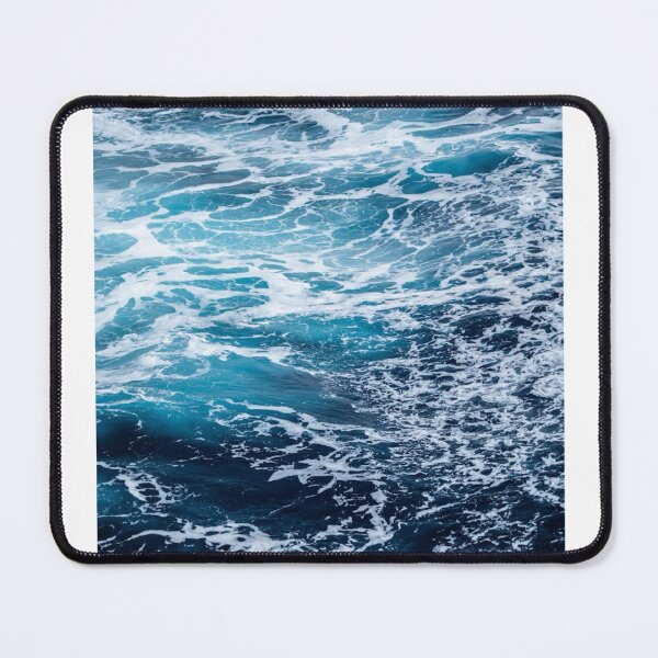 Item preview, Blue and White Crashing Waves Photographic Print designed and sold by Mother-Nature65.
