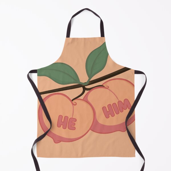 Item preview, Peaches He/Him Pronouns designed and sold by MoonMint.