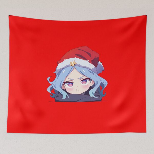 Item preview, Ursula Callistis Little Witch Academia Chibi Kawaii Christmas Peeker Anime Girl Holiday Wonder designed and sold by TorbenKuhano.
