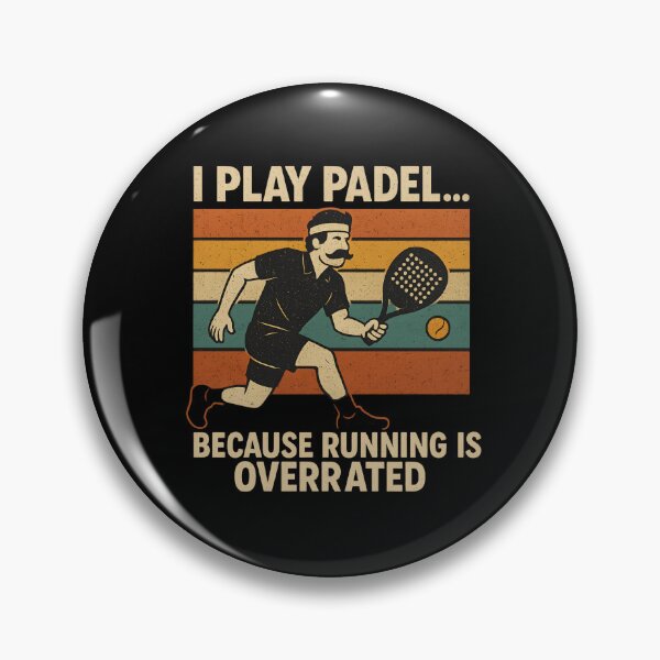 Item preview, Funny Retro Padel Player Vintage Sports designed and sold by SidTastic .