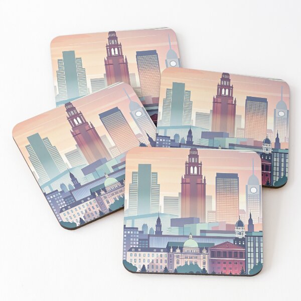 Item preview,   Minimalist skyline of Glasgow designed and sold by paulrommer.