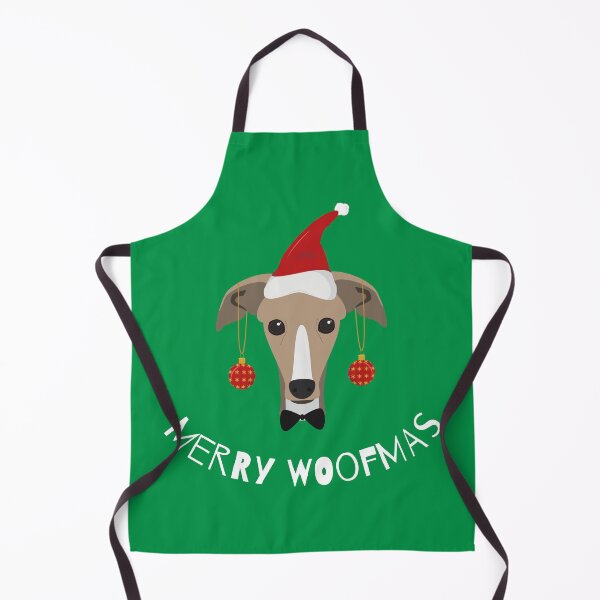 Item preview, Merry Woofmas | Greyhound | White designed and sold by annemyne.