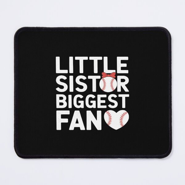Item preview, Baseball Little Sister Biggest Fan Sister Baseball Lil Sis designed and sold by BeetleMalon.