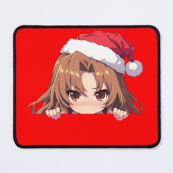 Item preview, Ami Kawashima Toradora Chibi Kawaii Christmas Peeker Anime Girl Holiday Charm designed and sold by TorbenKuhano.