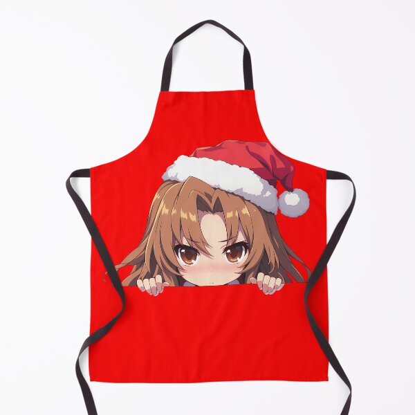Item preview, Ami Kawashima Toradora Chibi Kawaii Christmas Peeker Anime Girl Holiday Charm designed and sold by TorbenKuhano.