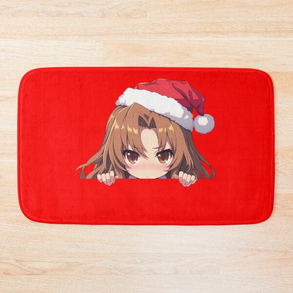 Item preview, Ami Kawashima Toradora Chibi Kawaii Christmas Peeker Anime Girl Holiday Charm designed and sold by TorbenKuhano.