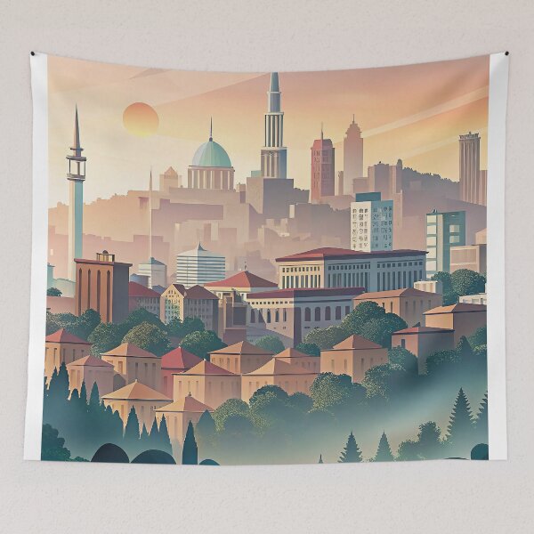 Item preview, Minimalist skyline of Ankara designed and sold by paulrommer.