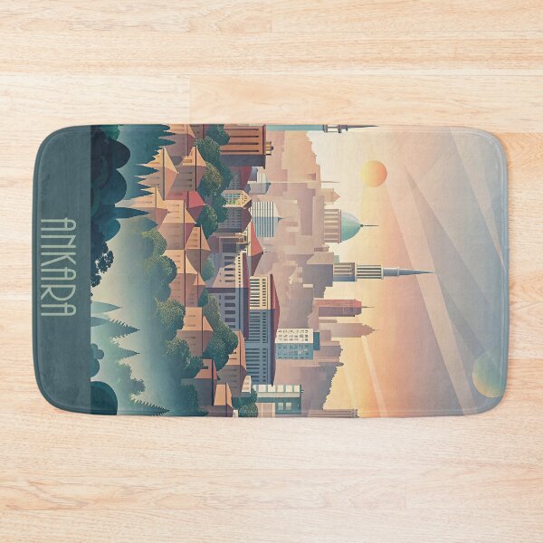 Item preview, Minimalist skyline of Ankara designed and sold by paulrommer.
