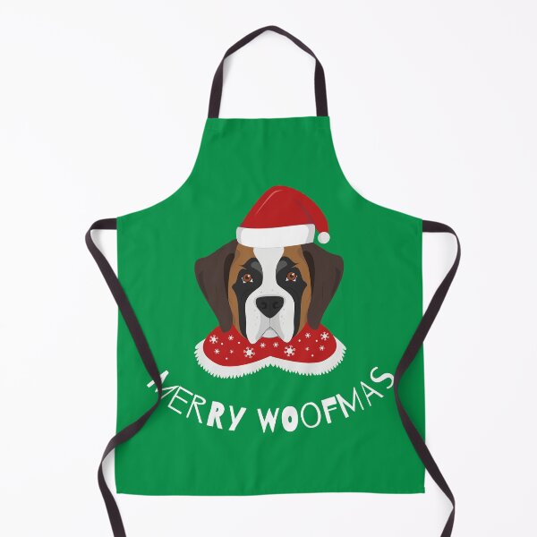 Item preview, Merry Woofmas | St. Bernard | White designed and sold by annemyne.