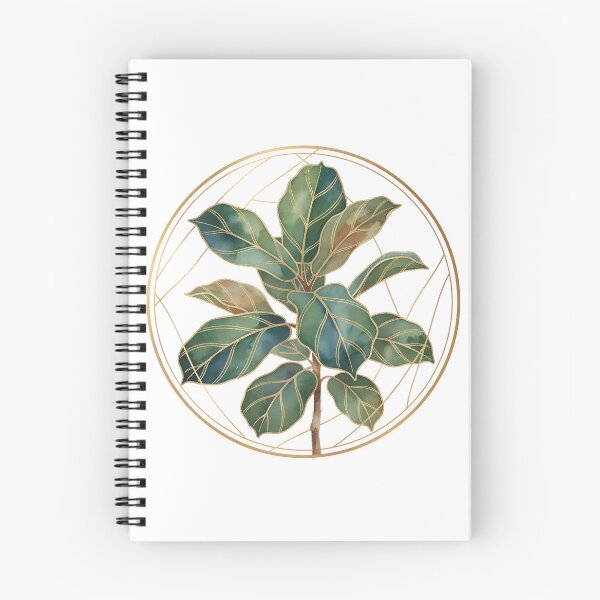 Item preview, Elegant Fiddle Leaf Fig Emblem designed and sold by Edwin's Art Shop.