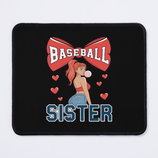 Item preview, Baseball Sister Coquette Biggest Fan Sport Lovers Girl designed and sold by BeetleMalon.
