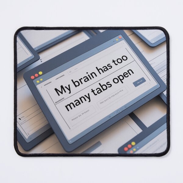Item preview, My Brain Has Too Many Tabs Open designed and sold by AlphaMinds.