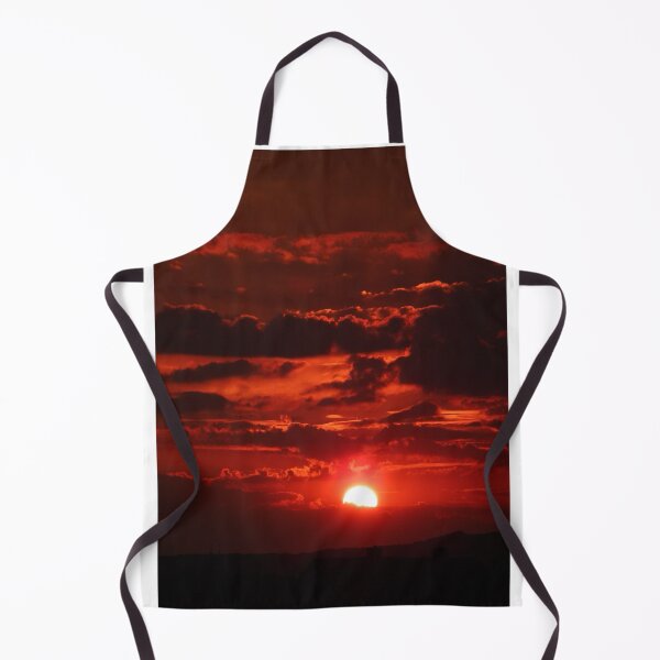 Item preview, Hot Sunset In Cloudy Sky Photographic Print designed and sold by Mother-Nature65.