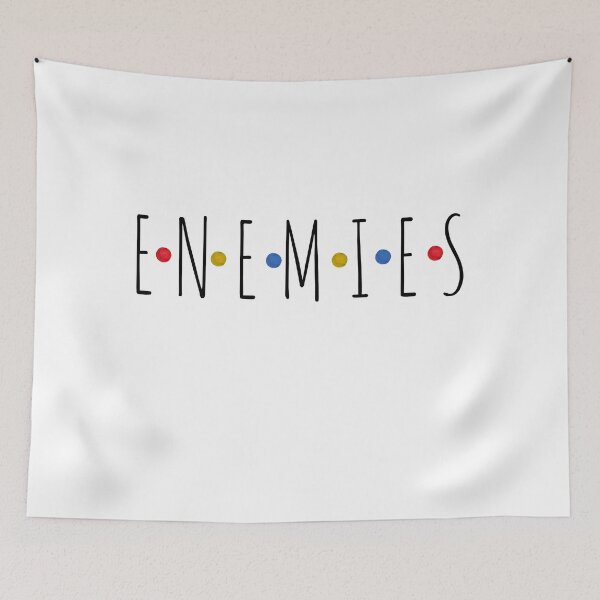 Item preview, Enemies fun Satire Design designed and sold by BlesstB.
