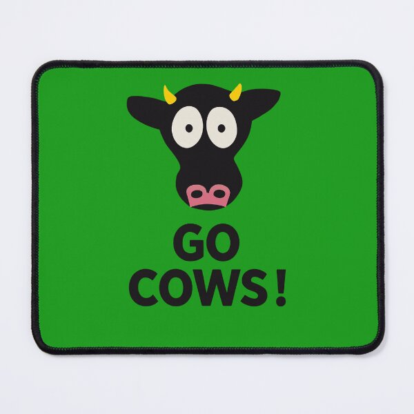 Item preview, GO COWS! – Cartoon Mascot Collection designed and sold by ElectricSheepCo.