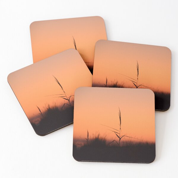 Item preview, A blade of grass in the evening light – Solitary blade of grass & sunset / Swiss Artwork Photography designed and sold by Raphael Wolf.