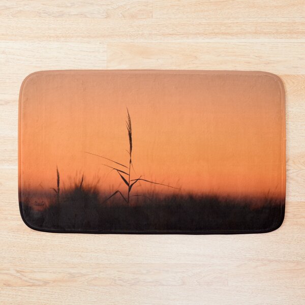Item preview, A blade of grass in the evening light – Solitary blade of grass & sunset / Swiss Artwork Photography designed and sold by Raphael Wolf.