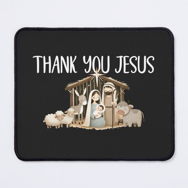 Item preview, Thank You Jesus and the Christmas Nativity designed and sold by simplydesignart.