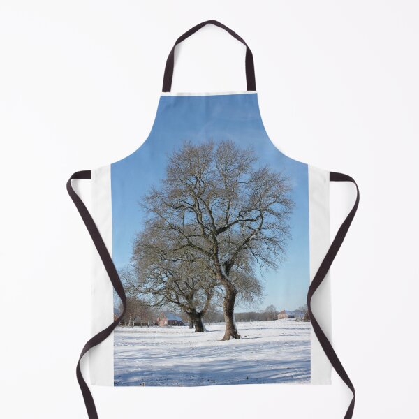 Item preview, Tree Line Snow Field Blue Sky Photographic Print designed and sold by Mother-Nature65.