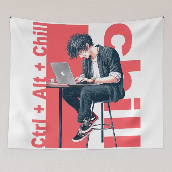 Item preview, Ctrl+Alt+Chill designed and sold by Concept-Hub.