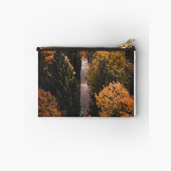 Item preview, Road Through Autumn Forest Trees Photographic Print designed and sold by Mother-Nature65.
