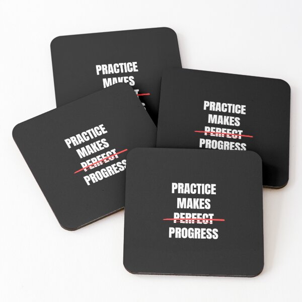 Item preview, Practice Makes Progres not Perfect designed and sold by Dondonmart.
