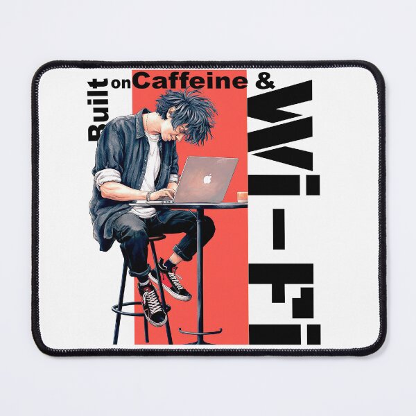 Item preview, Built on Caffeine & Wi - Fi designed and sold by Concept-Hub.