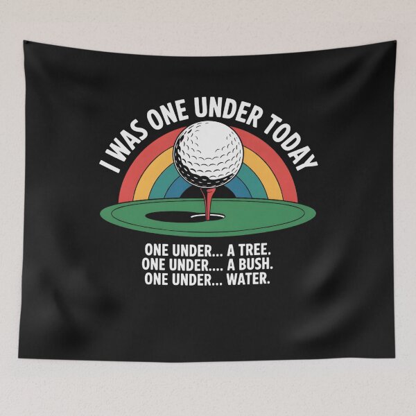 Item preview, I Was One Under Today Golf Lovers designed and sold by universe-hold ⭐⭐⭐⭐⭐.