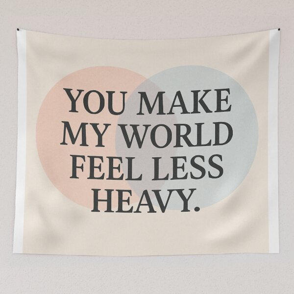 Item preview, You Make My World Feel Lighter designed and sold by HiteshArt111.