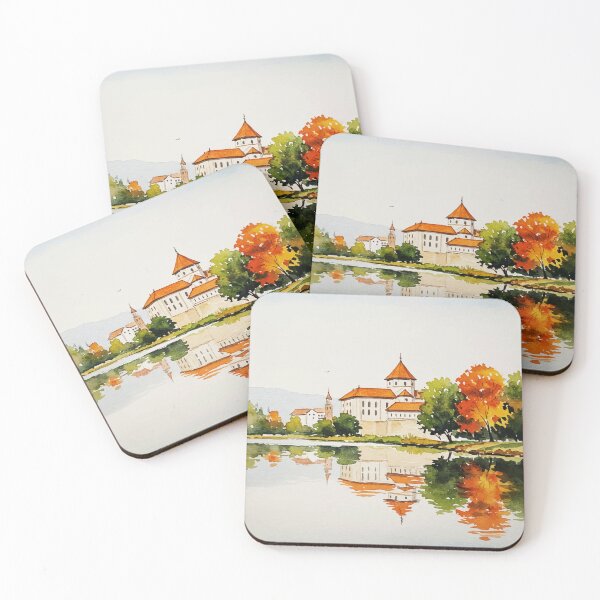 Item preview, Castle reflected in water designed and sold by Design4uStudio.