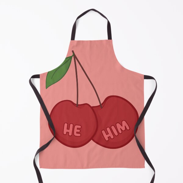 Item preview, Cherries He/Him Pronouns designed and sold by MoonMint.