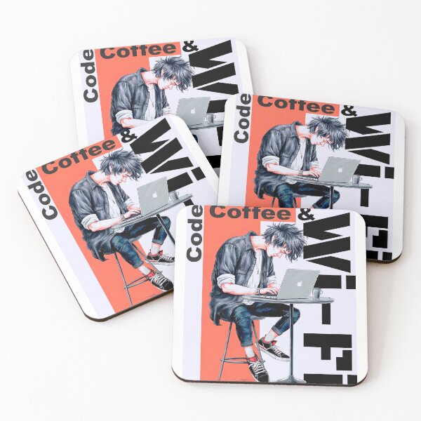 Item preview, Code Coffee & Wi - Fi designed and sold by Concept-Hub.