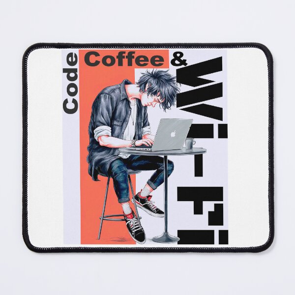 Item preview, Code Coffee & Wi - Fi designed and sold by Concept-Hub.