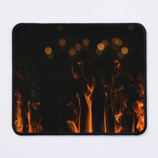 Item preview, Flames playing in the dark – fire & mystical depth / Swiss Artwork Photography designed and sold by Raphael Wolf.