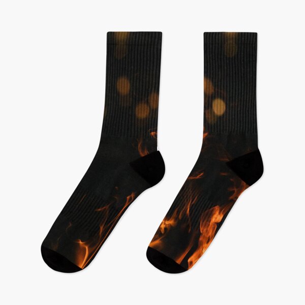Item preview, Flames playing in the dark – fire & mystical depth / Swiss Artwork Photography designed and sold by Raphael Wolf.