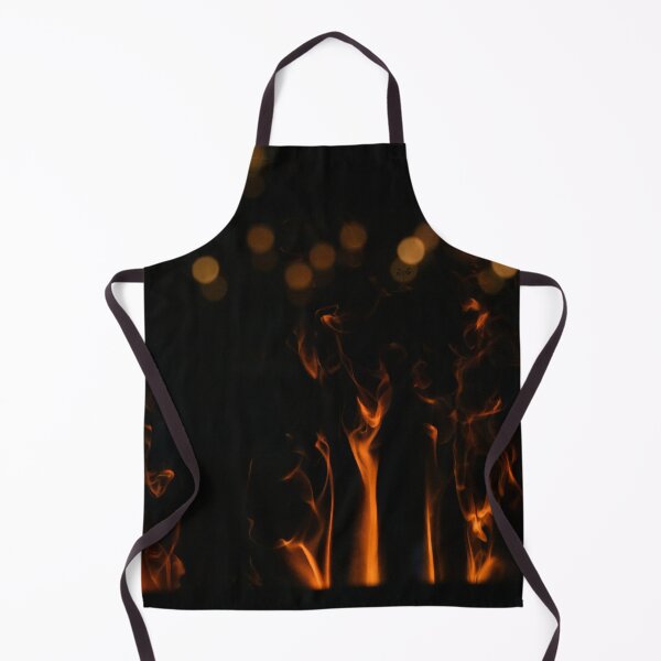 Item preview, Flames playing in the dark – fire & mystical depth / Swiss Artwork Photography designed and sold by Raphael Wolf.