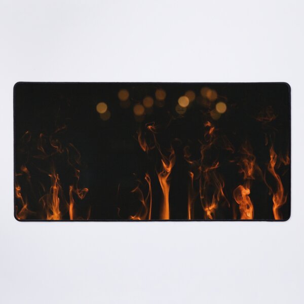 Item preview, Flames playing in the dark – fire & mystical depth / Swiss Artwork Photography designed and sold by Raphael Wolf.