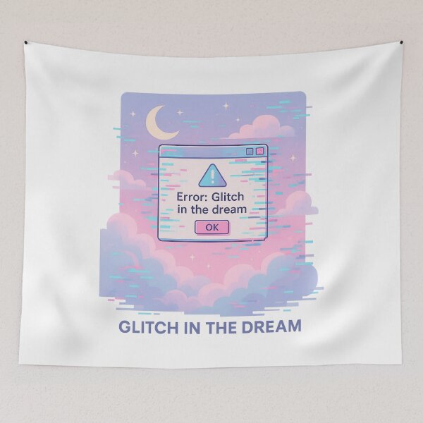 Item preview, Glitch in the Dream Aesthetic Pop-Up Art designed and sold by SidTastic .