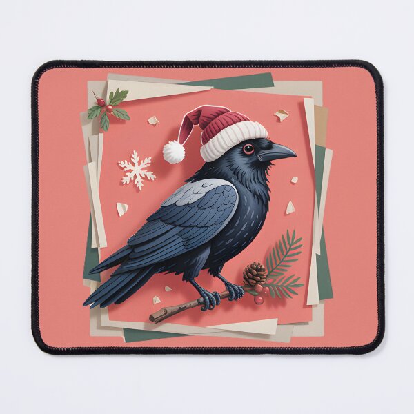 Item preview, Crow Christmas designed and sold by JessArty ⭐⭐⭐⭐⭐.