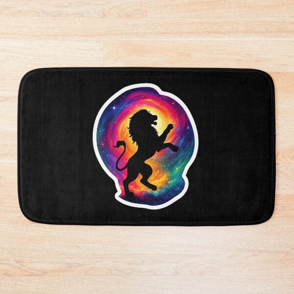 Item preview, Cosmic Lion – Galactic Power Totem designed and sold by Meta Mirage .
