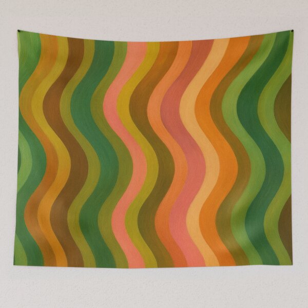 Item preview, Wave colors between earth and flower designed and sold by Sigtrix.