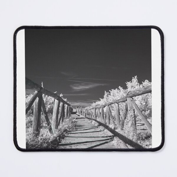 Item preview, Bridge Into Horizon Black and White Photographic Print designed and sold by Mother-Nature65.
